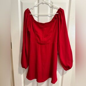 Hollister Mini-dress, size L, red